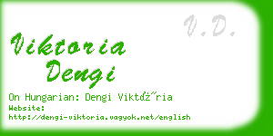 viktoria dengi business card